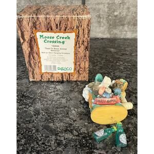 Enesco Moose Creek Crossing “Toast to Basic Animal Behavior” 1996 #192694